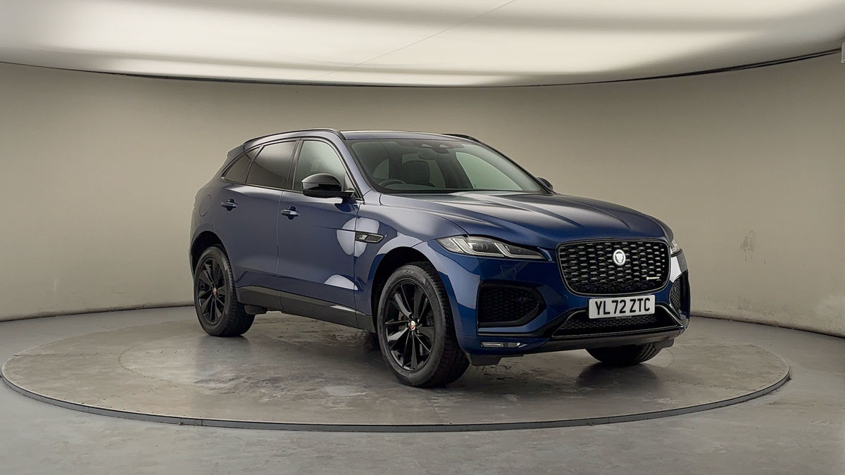 Jaguar F-PACE Sticky Header Image
