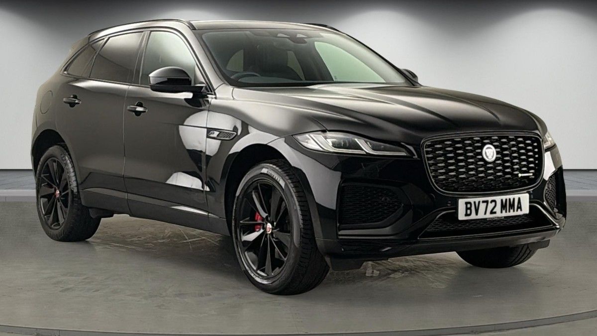 Jaguar F-PACE Sticky Header Image
