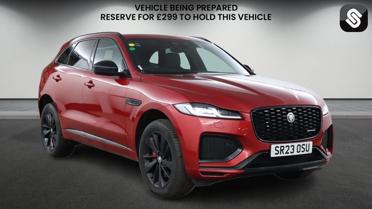 Jaguar F-PACE Sticky Header Image