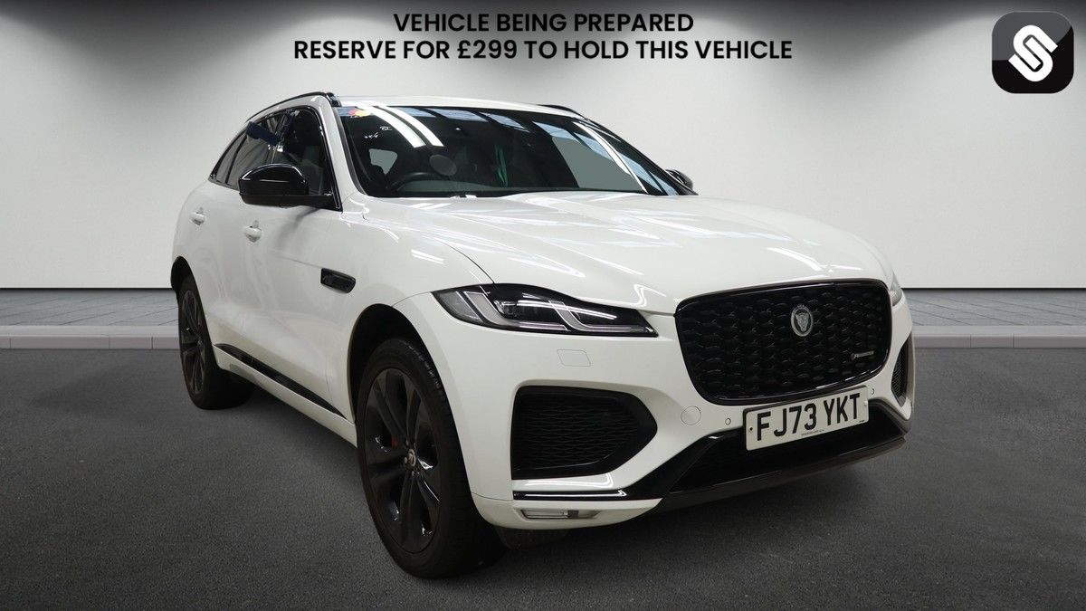 Jaguar F-PACE Sticky Header Image