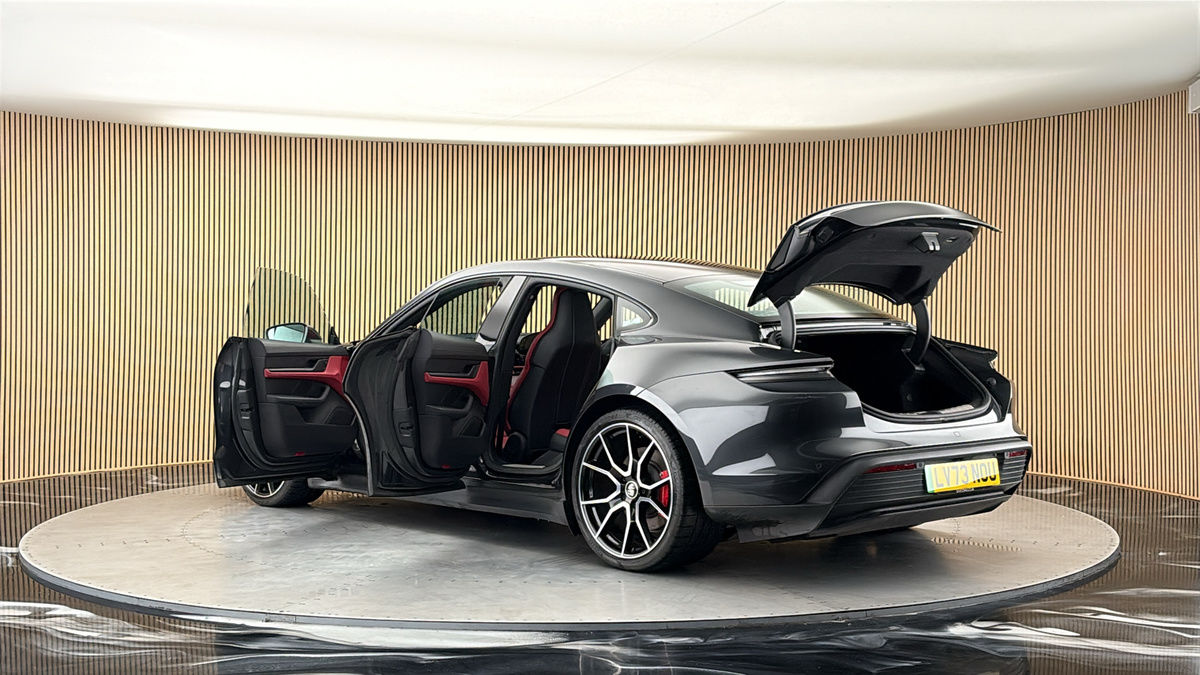 More views of Porsche Taycan