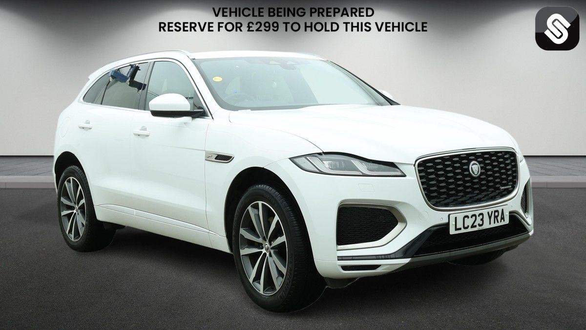 Jaguar F-PACE Sticky Header Image