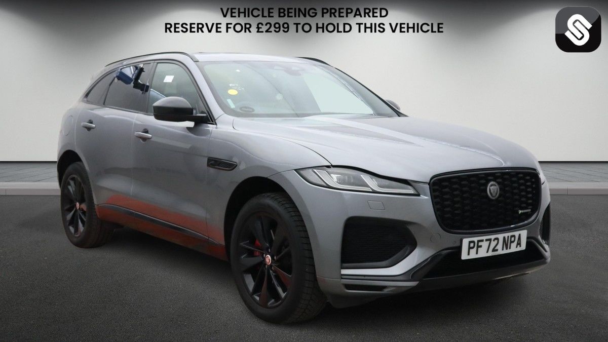 Jaguar F-PACE Sticky Header Image